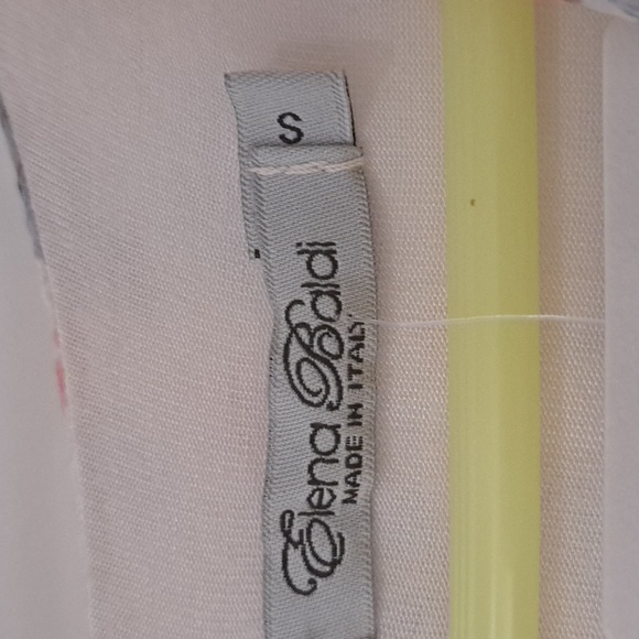 Elena Baldi made in Italy sleeveless camisole with lace szS NWT - Picture 4 of 7